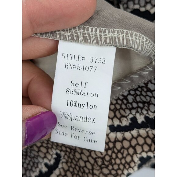 CAbi Blazer Women Size 2 Snake Print Double Breasted Business Casual Office Edgy - Picture 10 of 11